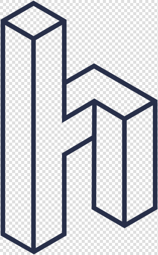 Hyperbolous   Isometric Drawing Letter N  HD Png DownloadTransparent PNG