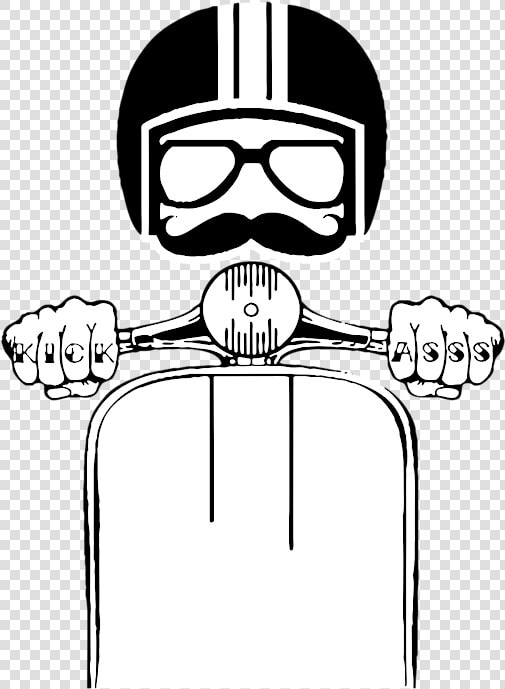 Vespa Drawing  HD Png DownloadTransparent PNG