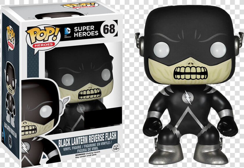 Black Lantern Reverse Flash Funko Pop  HD Png DownloadTransparent PNG