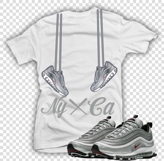 Silver Bullet Air Max 97 Tee   Air Max 97 Og Qs Silver Bullet  HD Png DownloadTransparent PNG