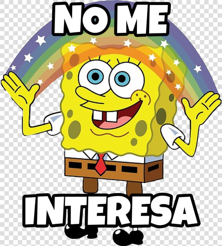  bobesponja  amcreate  nomeinteresa  whatsapp  sticker   Bob Esponja Stickers Whatsapp  HD Png DownloadTransparent PNG