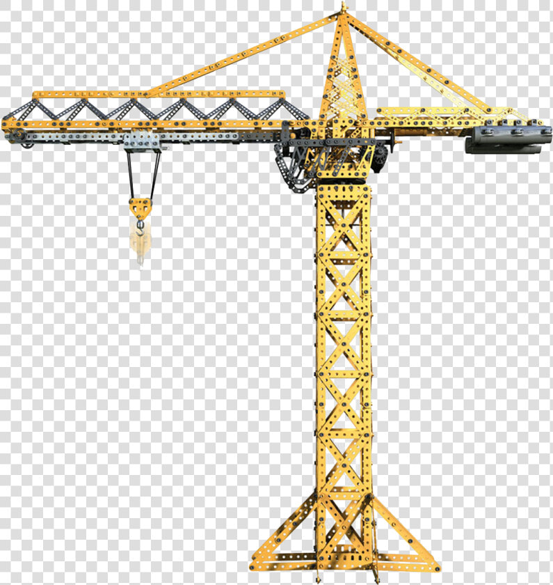 Crane Png Image Hd   Meccano Crane  Transparent PngTransparent PNG