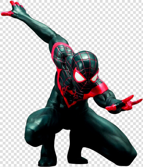 Ultimate Spider Man Miles Morales Artfx Statue Kotobukiya   Ultimate Spider Man  HD Png DownloadTransparent PNG