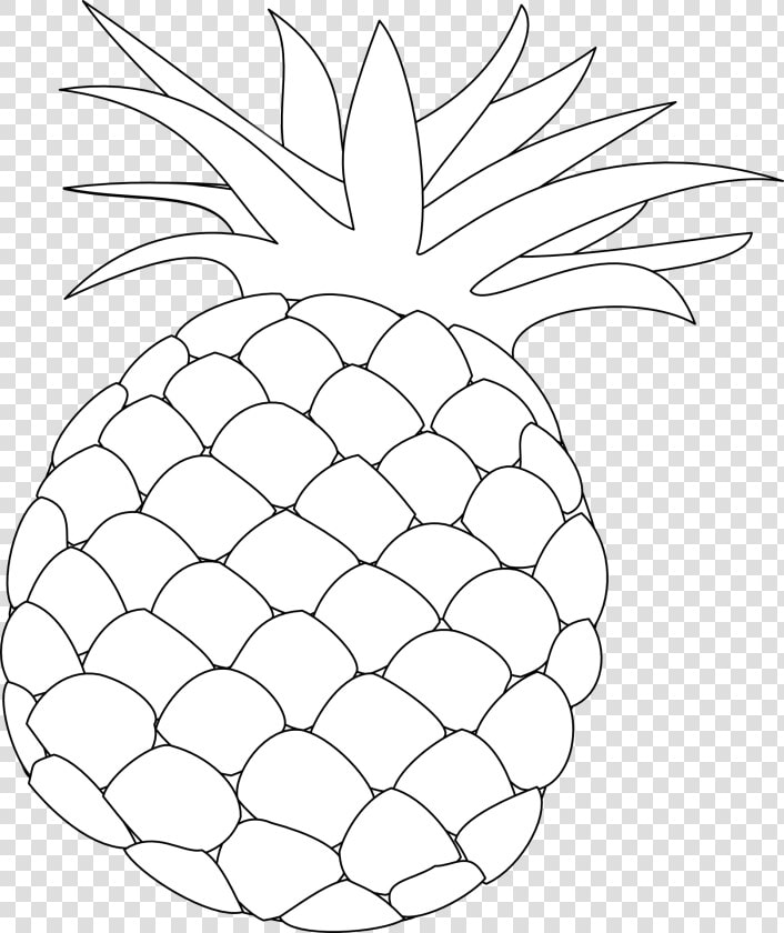 Pineapple Silhouette Png   Pine Apple Images Clipart Black And White  Transparent PngTransparent PNG