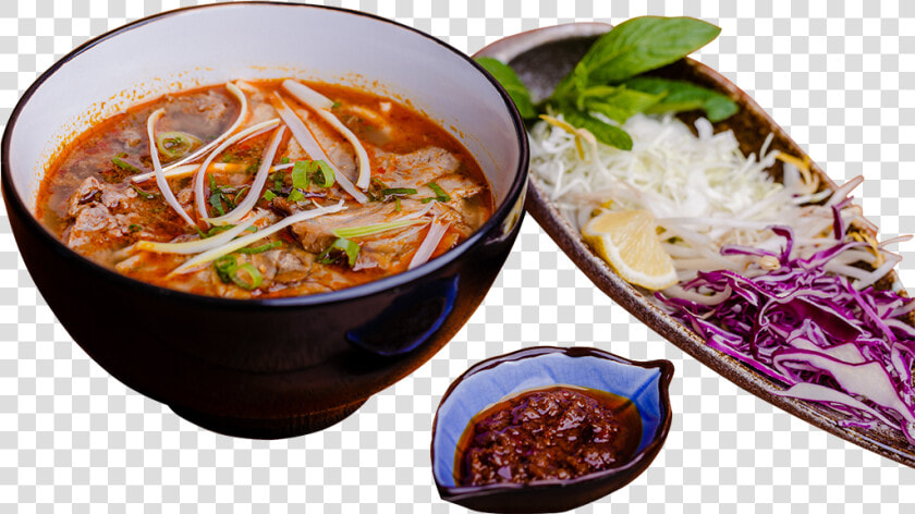 Pork  amp  Beef Rice Vermicelli In Spicy Soup   Curry  HD Png DownloadTransparent PNG