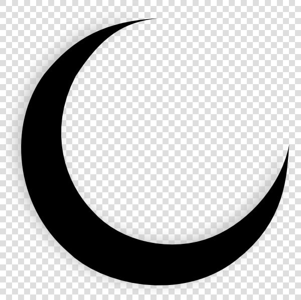 Moon Logo Png   Half Moon Black Tattoo  Transparent PngTransparent PNG