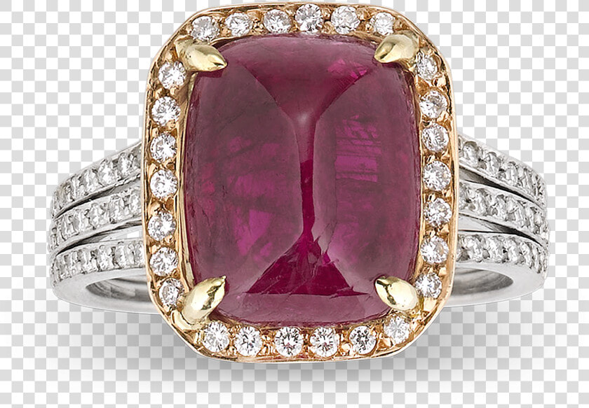 Burma Cabochon Ruby Ring    Jewellery  HD Png DownloadTransparent PNG