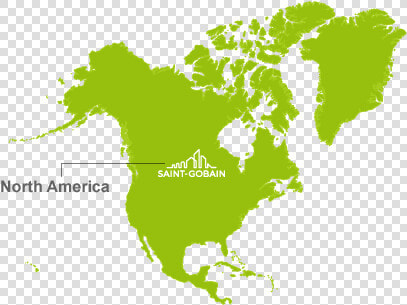 Map Of North America With Mexico Highlighted  HD Png DownloadTransparent PNG