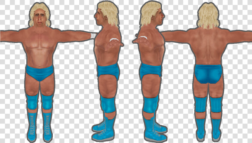  ric Flair Young Released At The 1st Post   Barechested  HD Png DownloadTransparent PNG