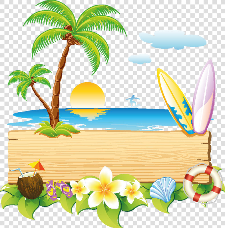 Vacation Beach Png Transparent Image   Summer Clipart  Png DownloadTransparent PNG