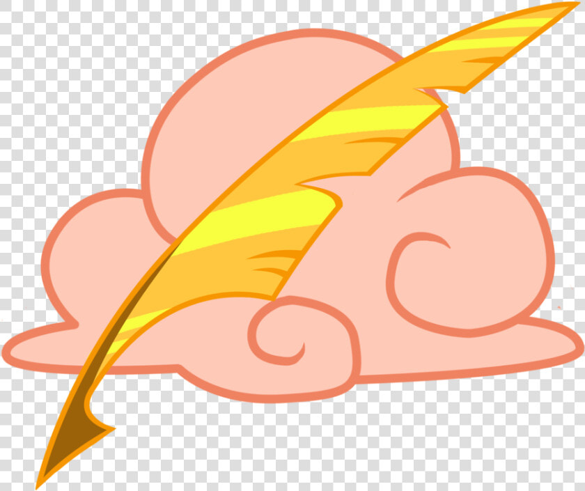 Quill Clipart Mark Clouds Art Gold Clipart   Cutie Mark Gold  HD Png DownloadTransparent PNG