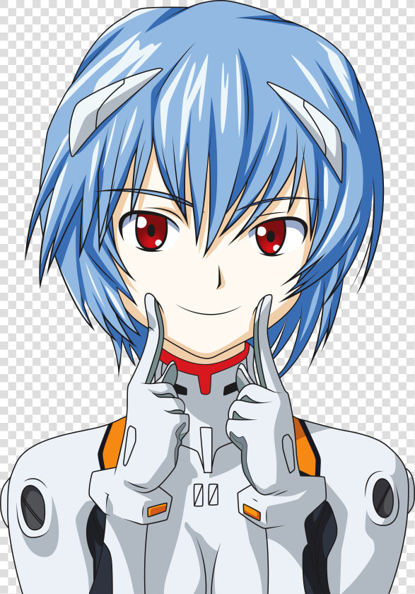 Rei Ayanami Smile  HD Png DownloadTransparent PNG