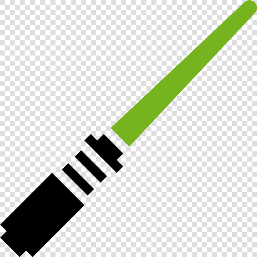 Lightsaber Green Icon   Star Wars Lightsaber Icon  HD Png DownloadTransparent PNG