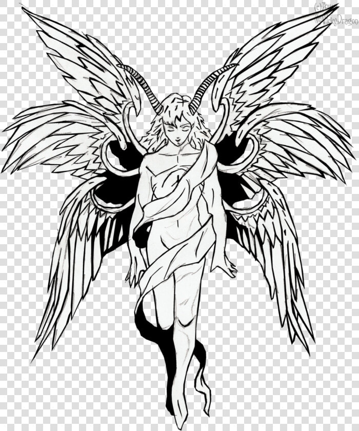 Collection Of Free Angel Drawing Traditional Download   Fallen Angel Angel Drawing  HD Png DownloadTransparent PNG