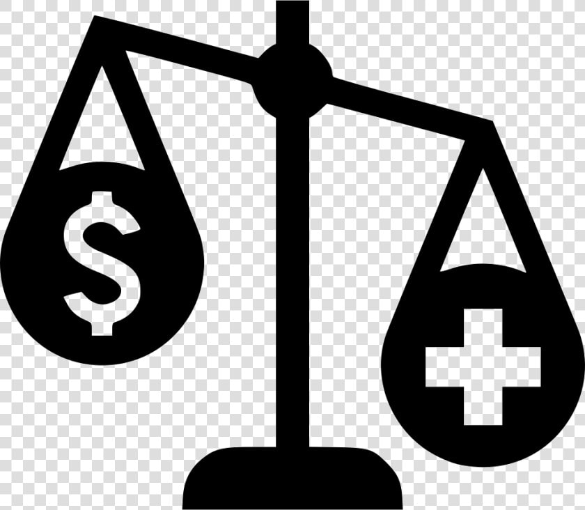 Balance Scales Health Care Money Important Comments   Money And Health Care  HD Png DownloadTransparent PNG