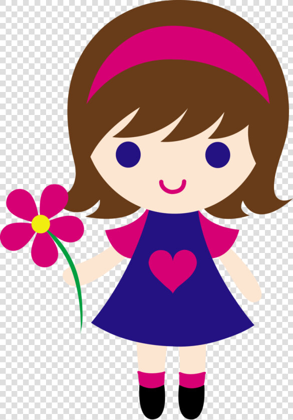 Cute Cartoon Girl Png Clipart   Little Girl Clipart  Transparent PngTransparent PNG