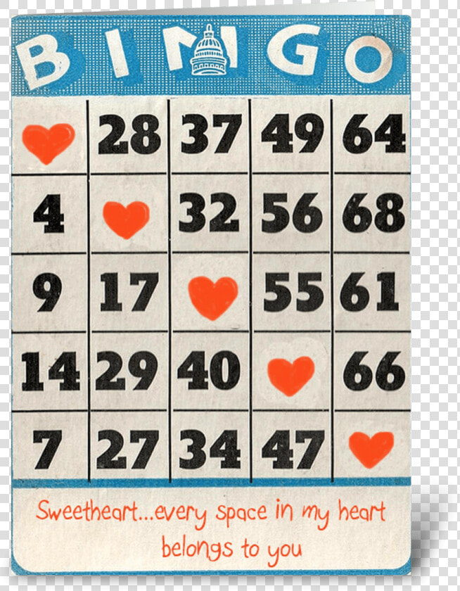 Bingo Love Greeting Card   Bingo Clip Art  HD Png DownloadTransparent PNG