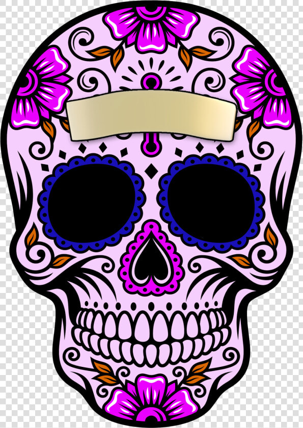 Halloween Sugar Skull Clipart Png Royalty Free Download   Calaverita Png  Transparent PngTransparent PNG