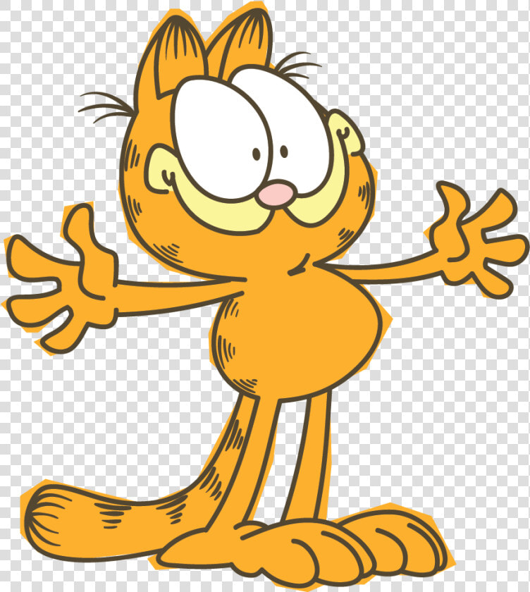 Garfield Line Messaging Sticker   Line Stickers Garfield  HD Png DownloadTransparent PNG