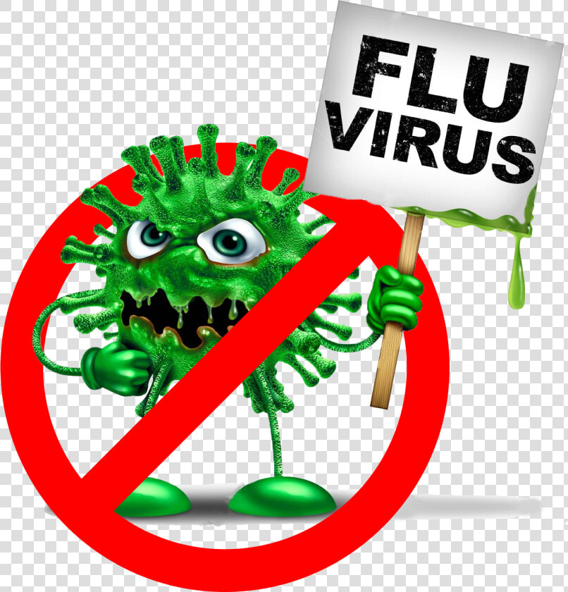 First Needle free Injector For Influenza In Canada   Cartoon Animated Flu Virus  HD Png DownloadTransparent PNG