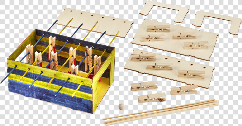 Diy Foosball Game   Wood  HD Png DownloadTransparent PNG