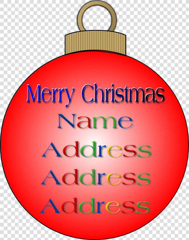 Address Lable Clip Arts   Circle  HD Png DownloadTransparent PNG