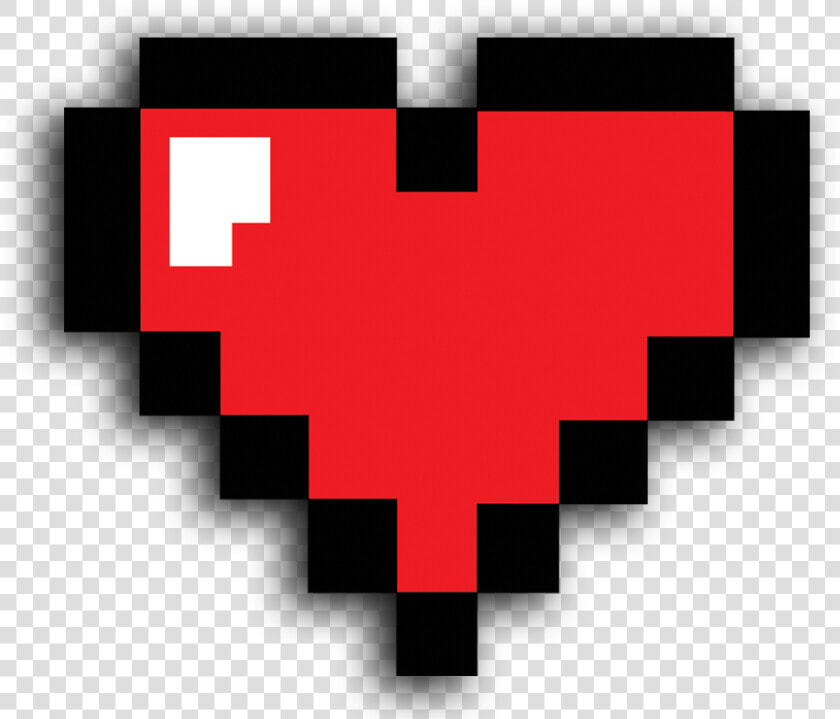 Transparent Pixel Heart Png   Transparent Broken Pixel Heart  Png DownloadTransparent PNG