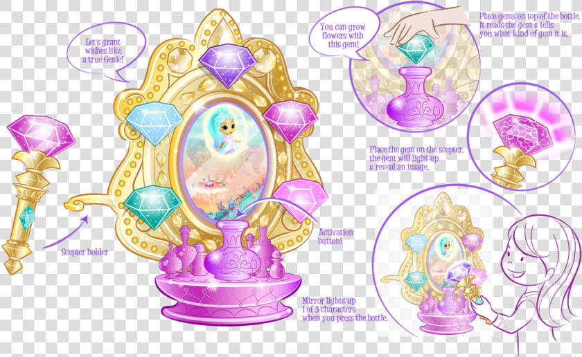 Shimmer  amp  Shine Playset   Cartoon  HD Png DownloadTransparent PNG