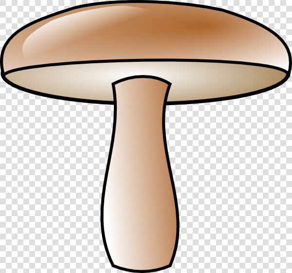 Sliced Mushroom Clipart Black And White   Simple Mushroom Cartoon  HD Png DownloadTransparent PNG