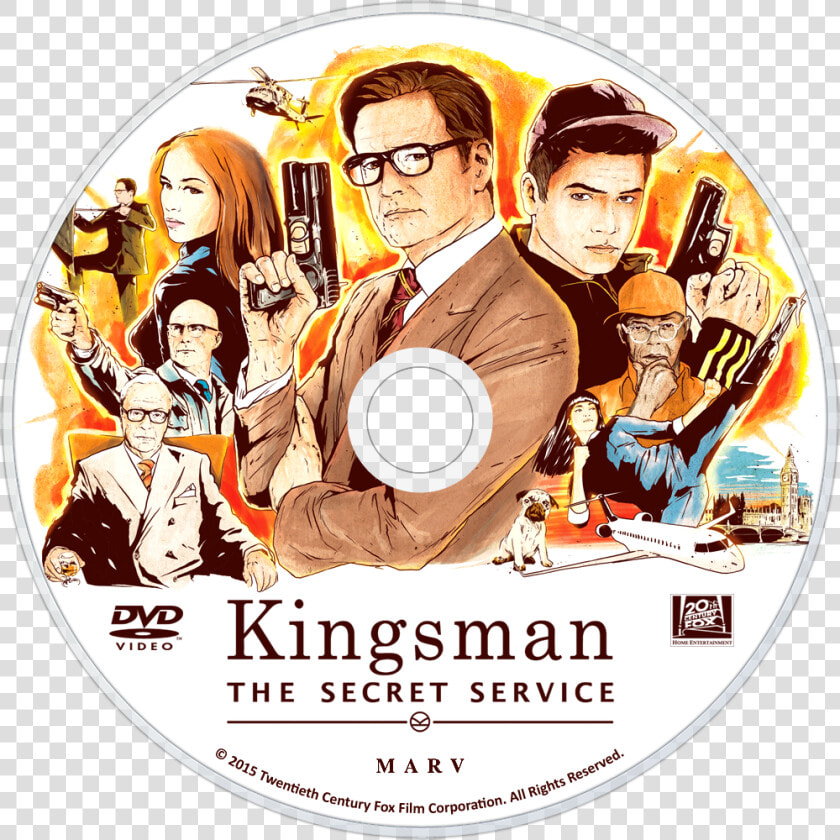 Image Id     Kingsman The Secret Service Disc Cover  HD Png DownloadTransparent PNG