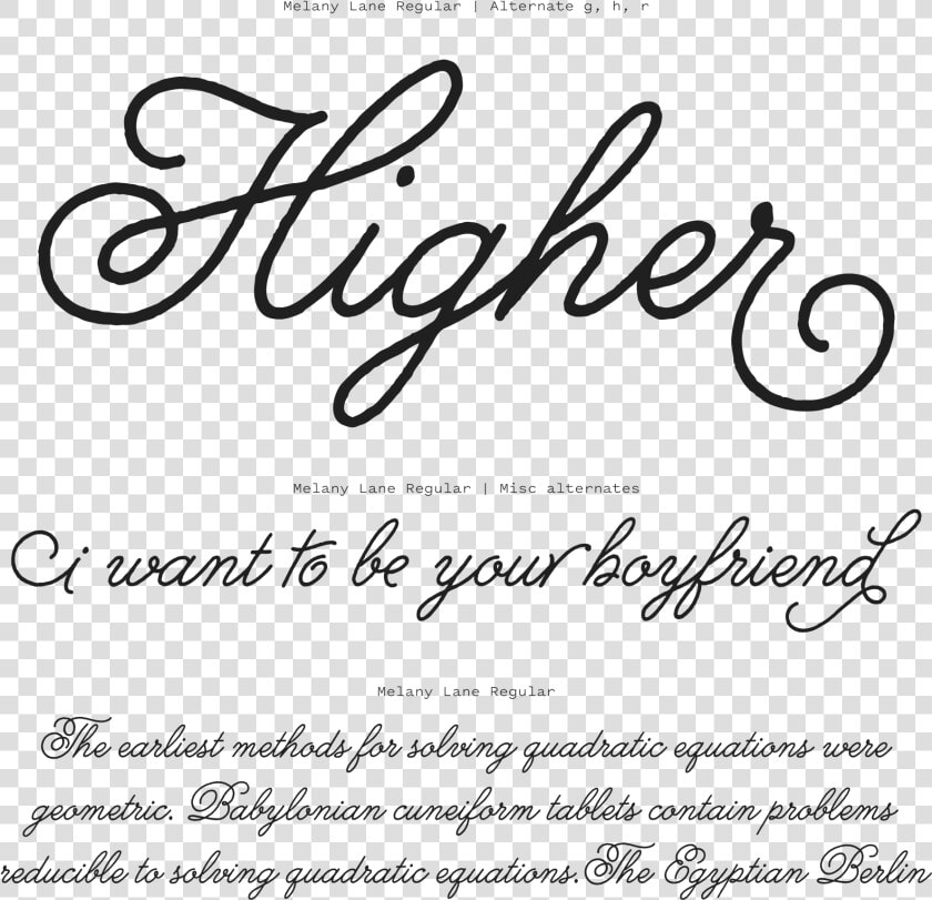 Font Review Journal Specimen   Calligraphy  HD Png DownloadTransparent PNG