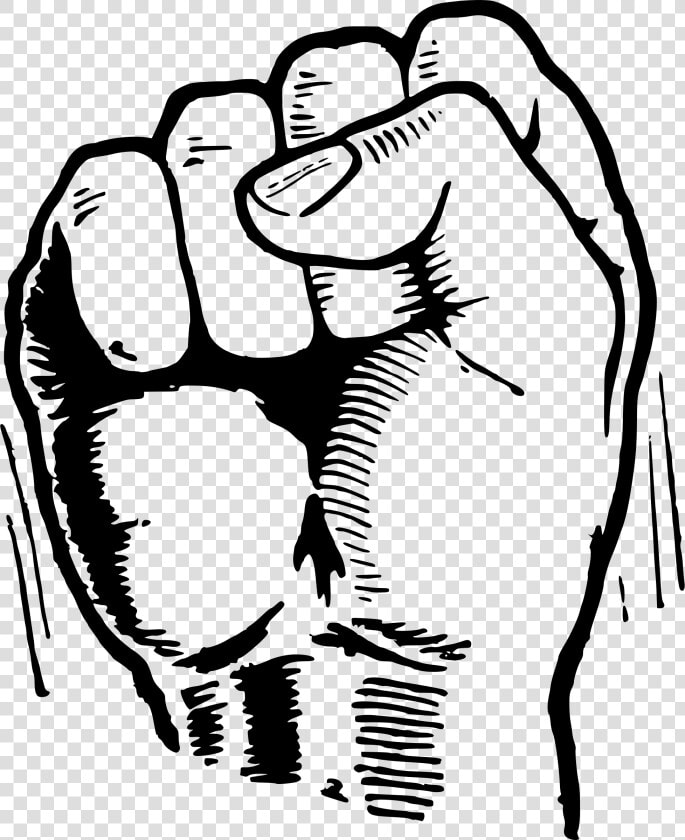 Jpg Royalty Free Download Black Power Fist Drawing   Black Power Fist Drawing  HD Png DownloadTransparent PNG