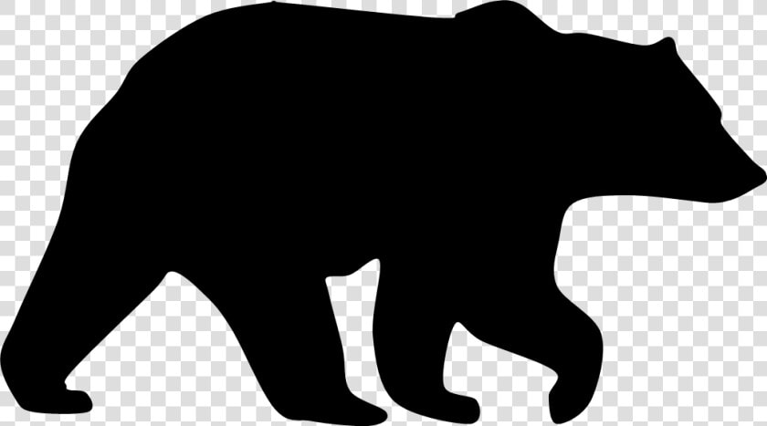 Bear Scalable Vector Graphics Autocad Dxf Clip Art   Bear Silhouette Clipart  HD Png DownloadTransparent PNG