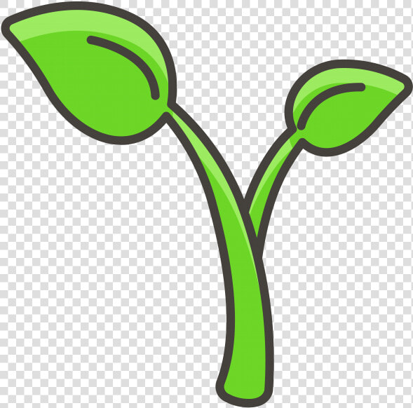 Seedling Emoji Icon   Seedling Emoji  HD Png DownloadTransparent PNG