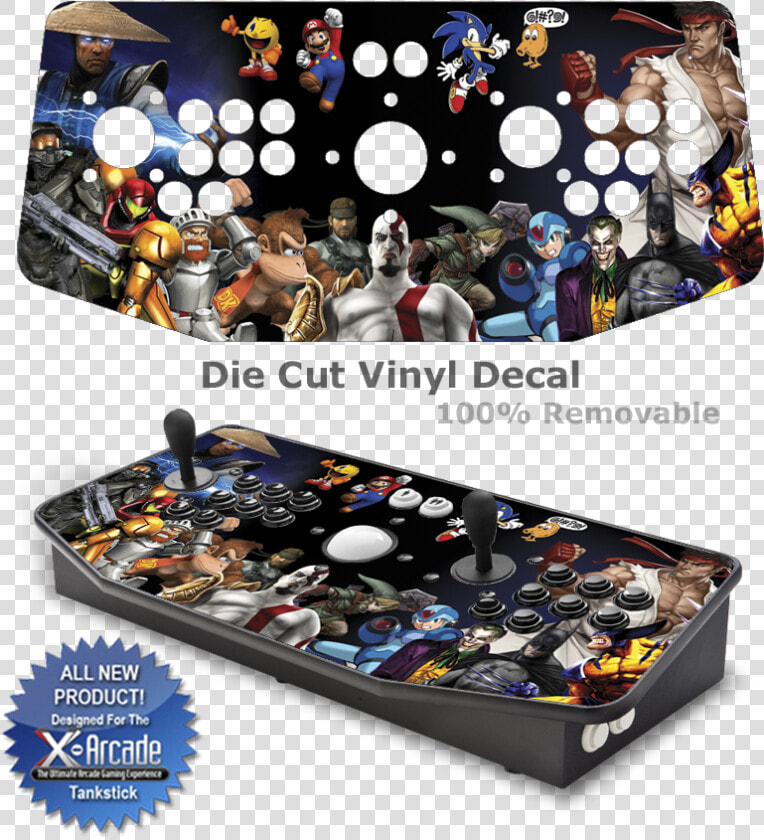 Tankstick Skin   Arcade Control Panel Sticker  HD Png DownloadTransparent PNG