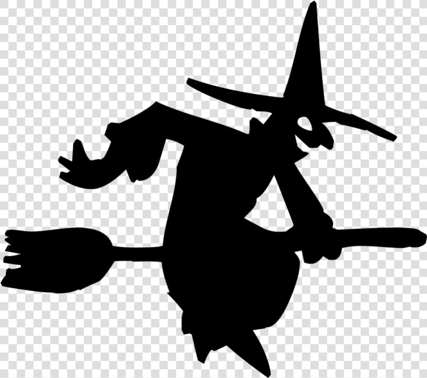 Witchcraft Silhouette Halloween   Witch Vector Free  HD Png DownloadTransparent PNG