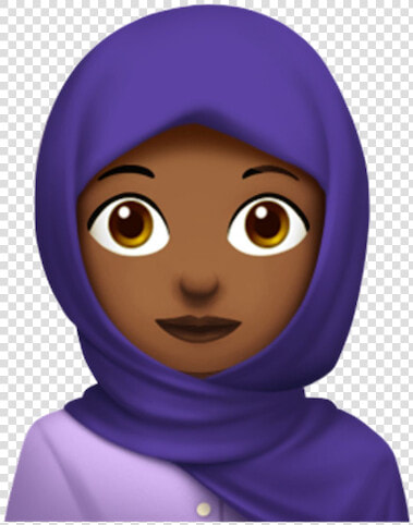 Appleemoji   Hijab Emoji Transparent  HD Png DownloadTransparent PNG