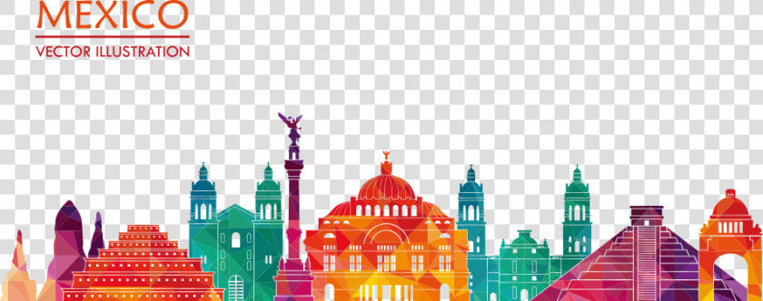 City Mexico Illustration Royalty free Vector Drawing   Mexico Vector Illustration  HD Png DownloadTransparent PNG