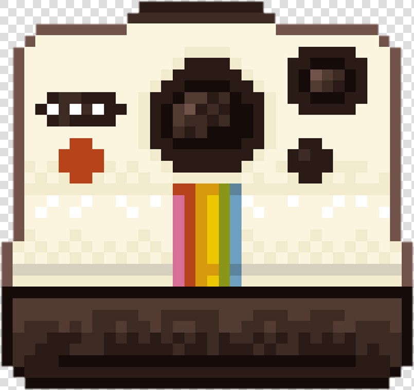  polaroid  polaroidcamera  camera  pixel  art  pixelart   Transparent Pixel Speech Bubble Png  Png DownloadTransparent PNG