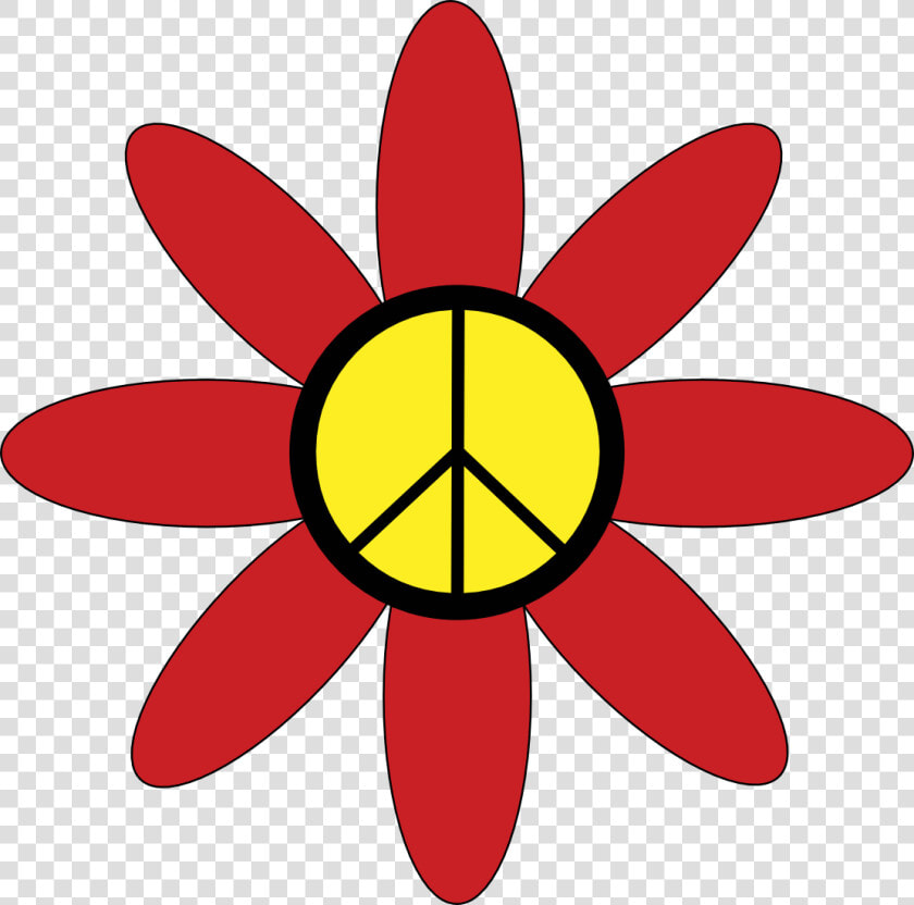 Hippie Clipart   Hippie Flower Transparent  HD Png DownloadTransparent PNG