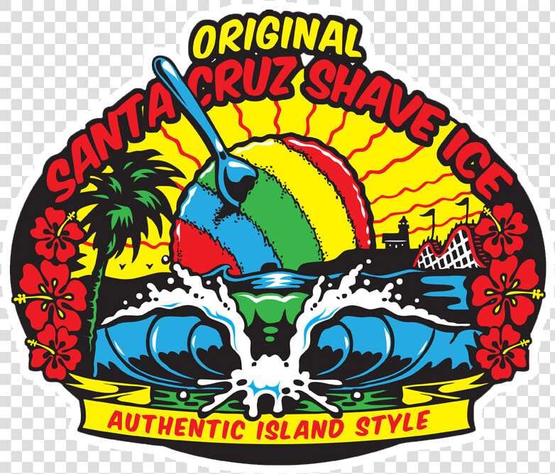 Santa Cruz Shave Ice   Png Download   Santa Cruz  Transparent PngTransparent PNG