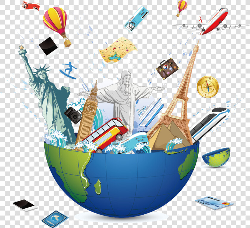 Travel Euclidean Vector Royalty free Clip Art   Travel And Tourism Design  HD Png DownloadTransparent PNG