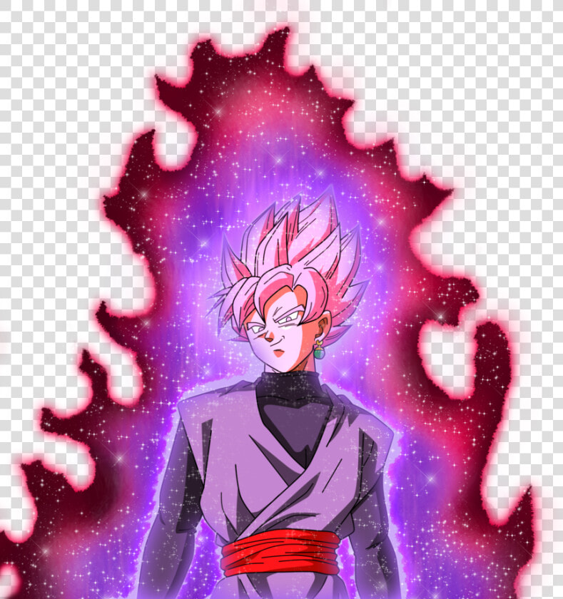 Transparent Goku Black Rose Png   Goku Black With Aura  Png DownloadTransparent PNG