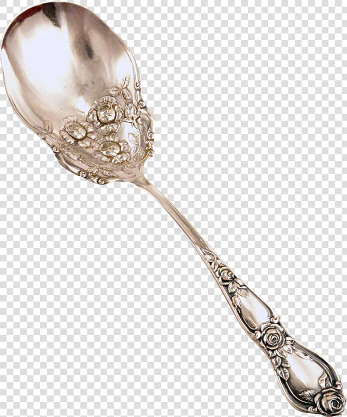 Cambridge Silverplate Company Serving Spoon Roses  HD Png DownloadTransparent PNG