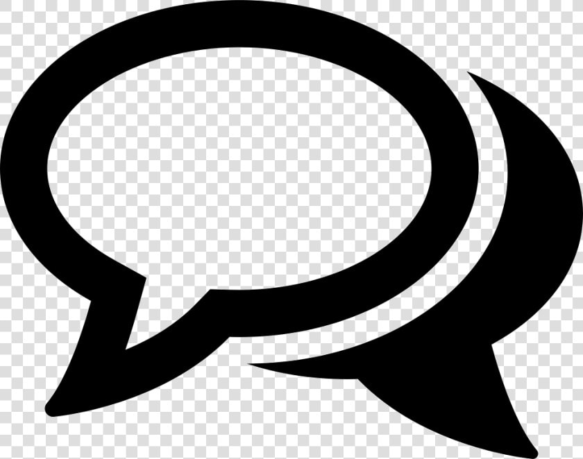 Chatting Oval Speech Bubbles   Hablar Icono Png  Transparent PngTransparent PNG