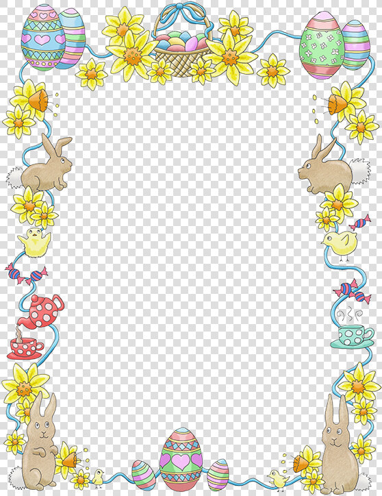 Transparent Easter Border Clipart   Easter Border Clipart  HD Png DownloadTransparent PNG