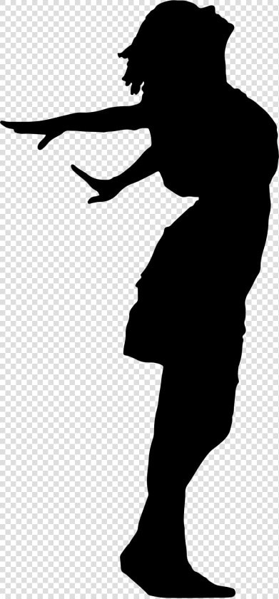 Woman Silhouette Female Clip Art   Girl Open Arms Silhouette  HD Png DownloadTransparent PNG