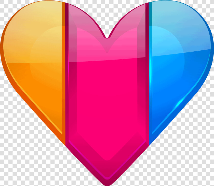 Colorful Heart Png Clipart   Colorful Heart Images Png  Transparent PngTransparent PNG