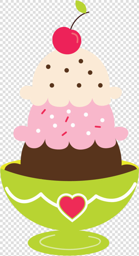 Ice Cream Sundae Clipart   Ice Cream Sundae Graphic  HD Png DownloadTransparent PNG