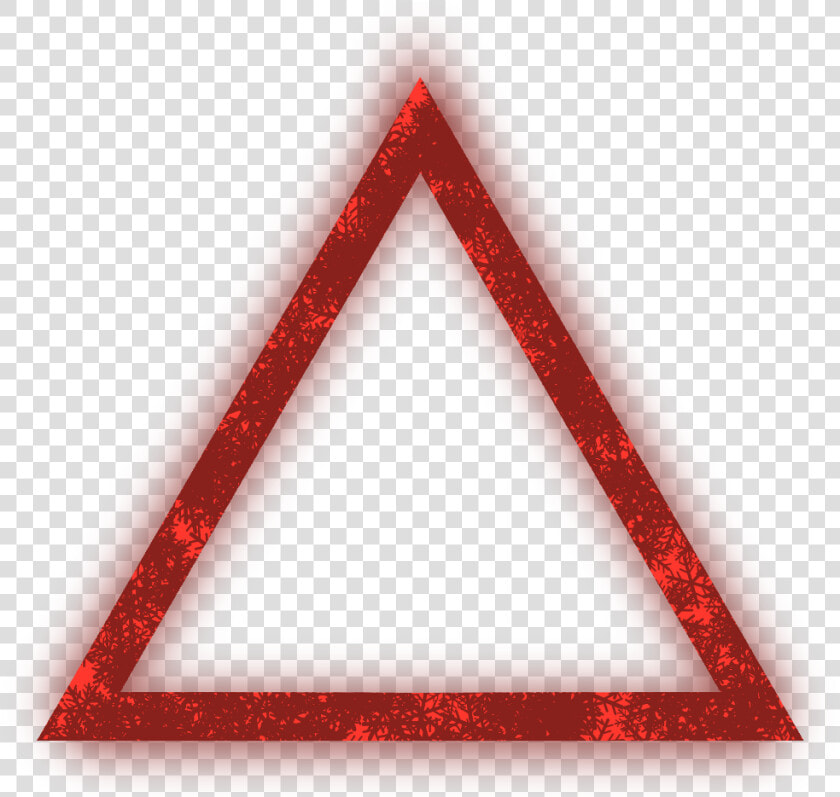  neon  triangle  freetoedit  red  geometric  trigon   Triangle  HD Png DownloadTransparent PNG